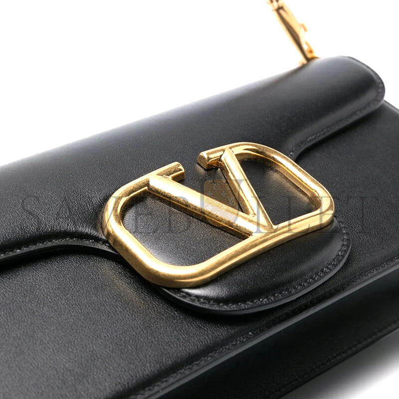Va1e*ntin0 locÒ small shoulder bag in black wb0k53cxabbk (19*10.5*5cm)